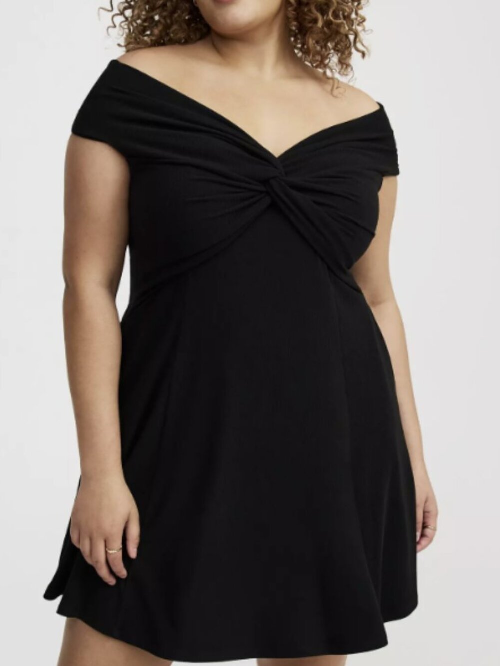 Off-Shoulder Mini Dress